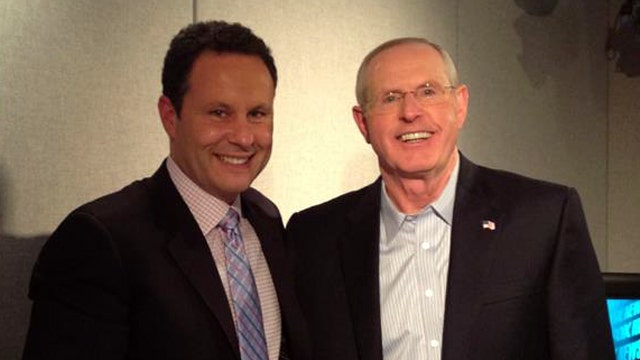 Brian and NY Giants Coach Tom Coughlin
